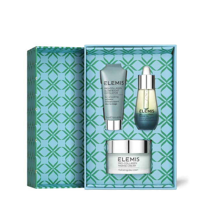 The Pro-Collagen Skin Trio Treat Gift Set Hydrate & Exfoliate Skincare Routine